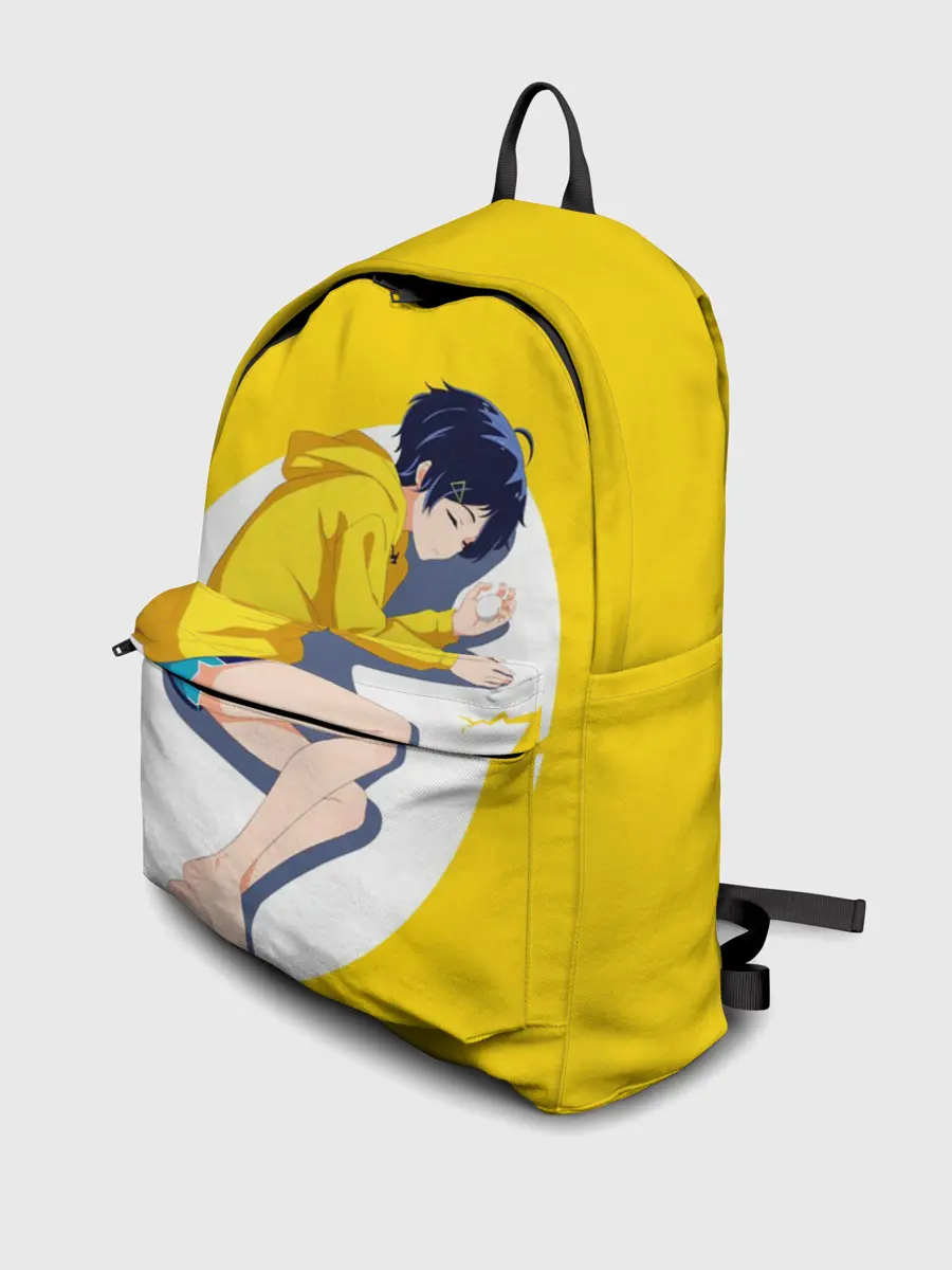 Рюкзак джинсовый / Yellow egg. Oto Ai