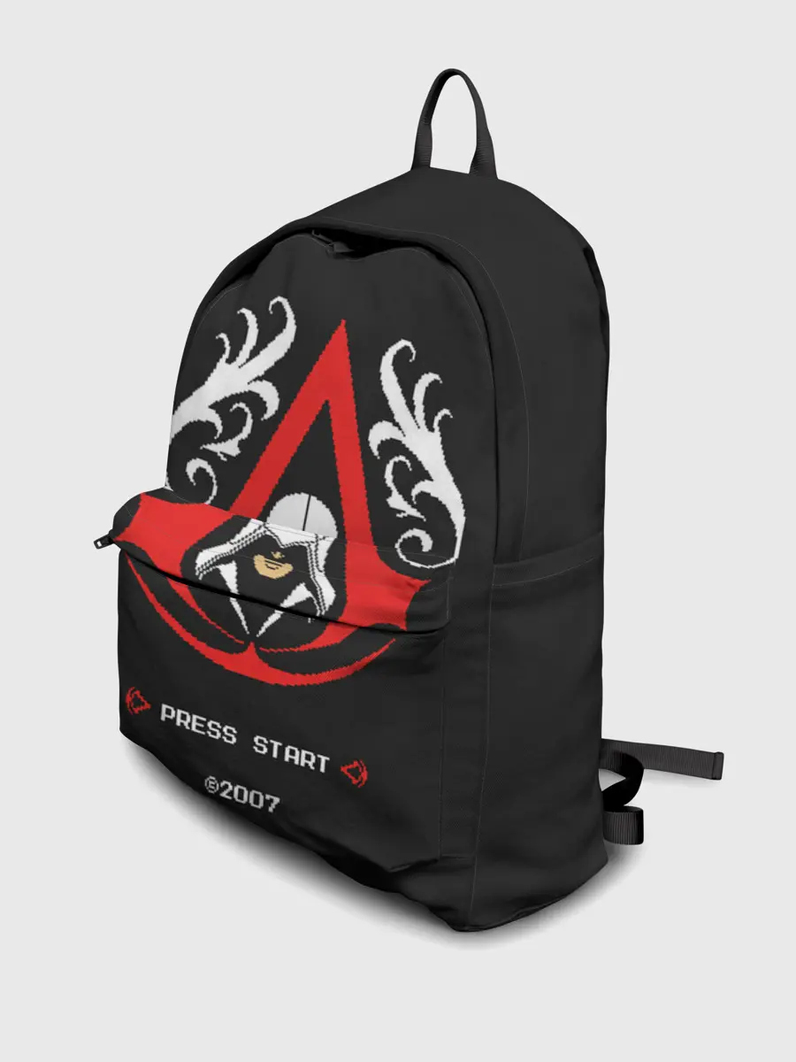 Рюкзак джинсовый / Восьмибитный Ассассин