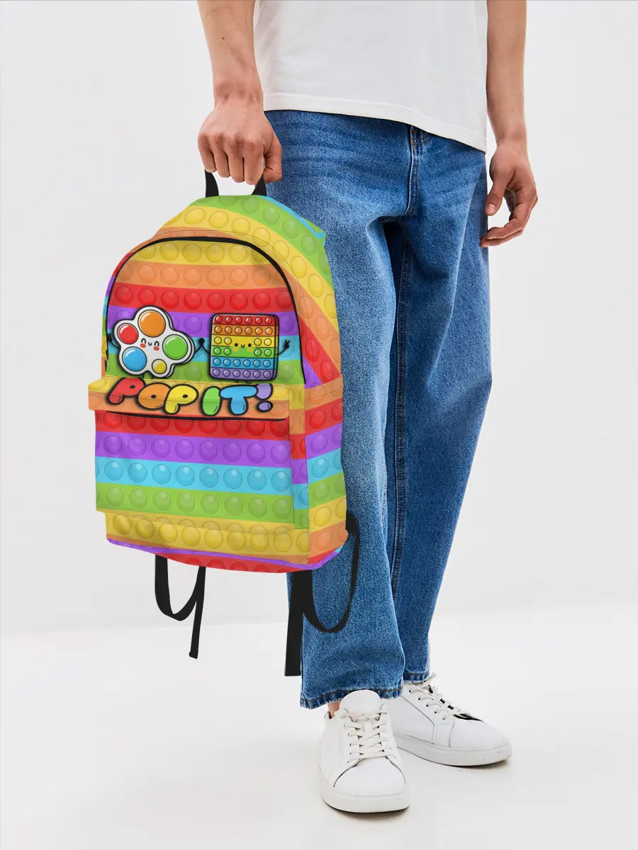 Рюкзак джинсовый / POP IT - SIMPLE DIMPL