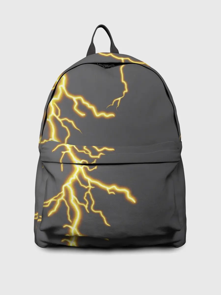 Рюкзак джинсовый / Яркая молния