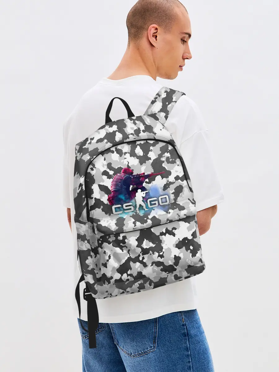 Рюкзак джинсовый / Хэдшoт-CS:GO