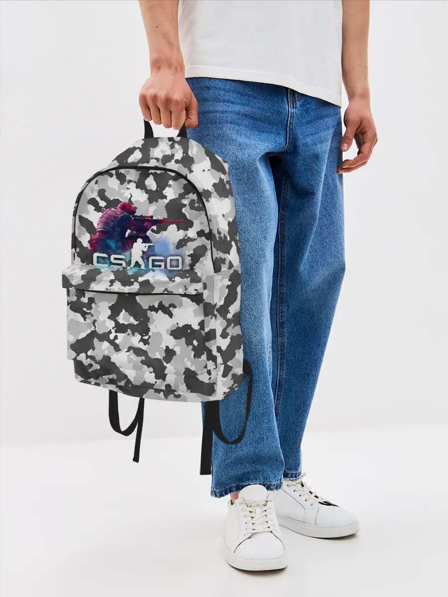 Рюкзак джинсовый / Хэдшoт-CS:GO