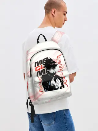 Рюкзак джинсовый / Фушигуро Мегуми Магическая битва