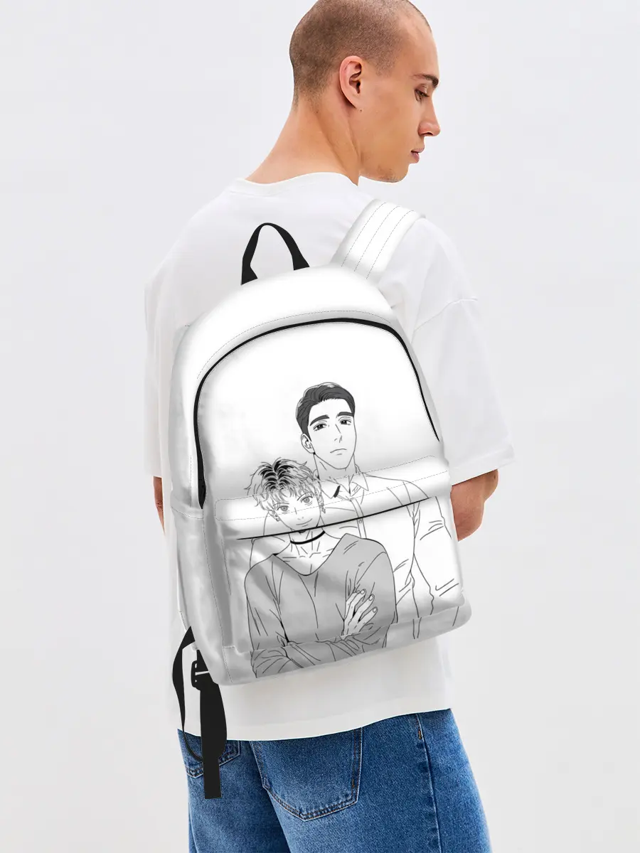 Рюкзак джинсовый / Bj MD и Чан У