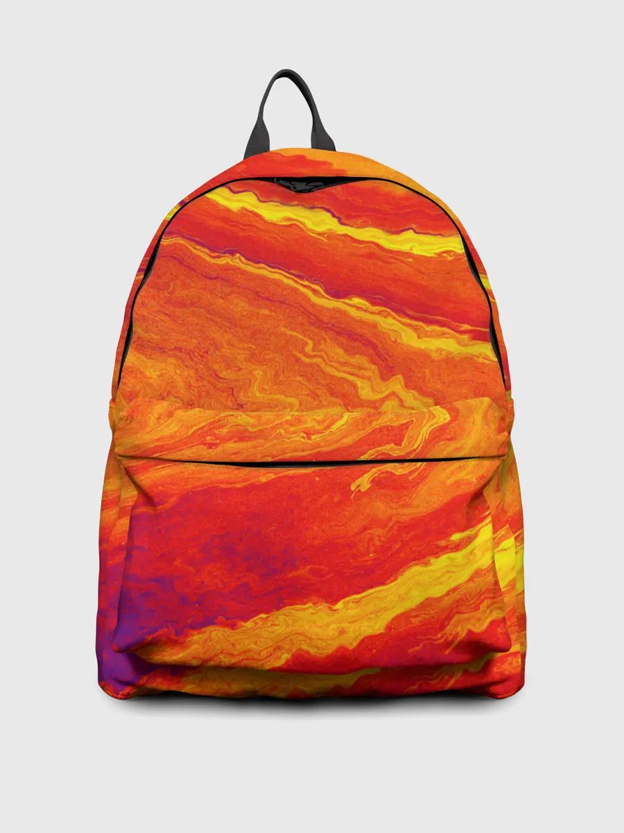 Рюкзак джинсовый / ПЯТНО ЮПИТЕРА | ОРАНЖЕВЫЙ ГРАНЖ