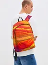 Рюкзак джинсовый / ПЯТНО ЮПИТЕРА | ОРАНЖЕВЫЙ ГРАНЖ