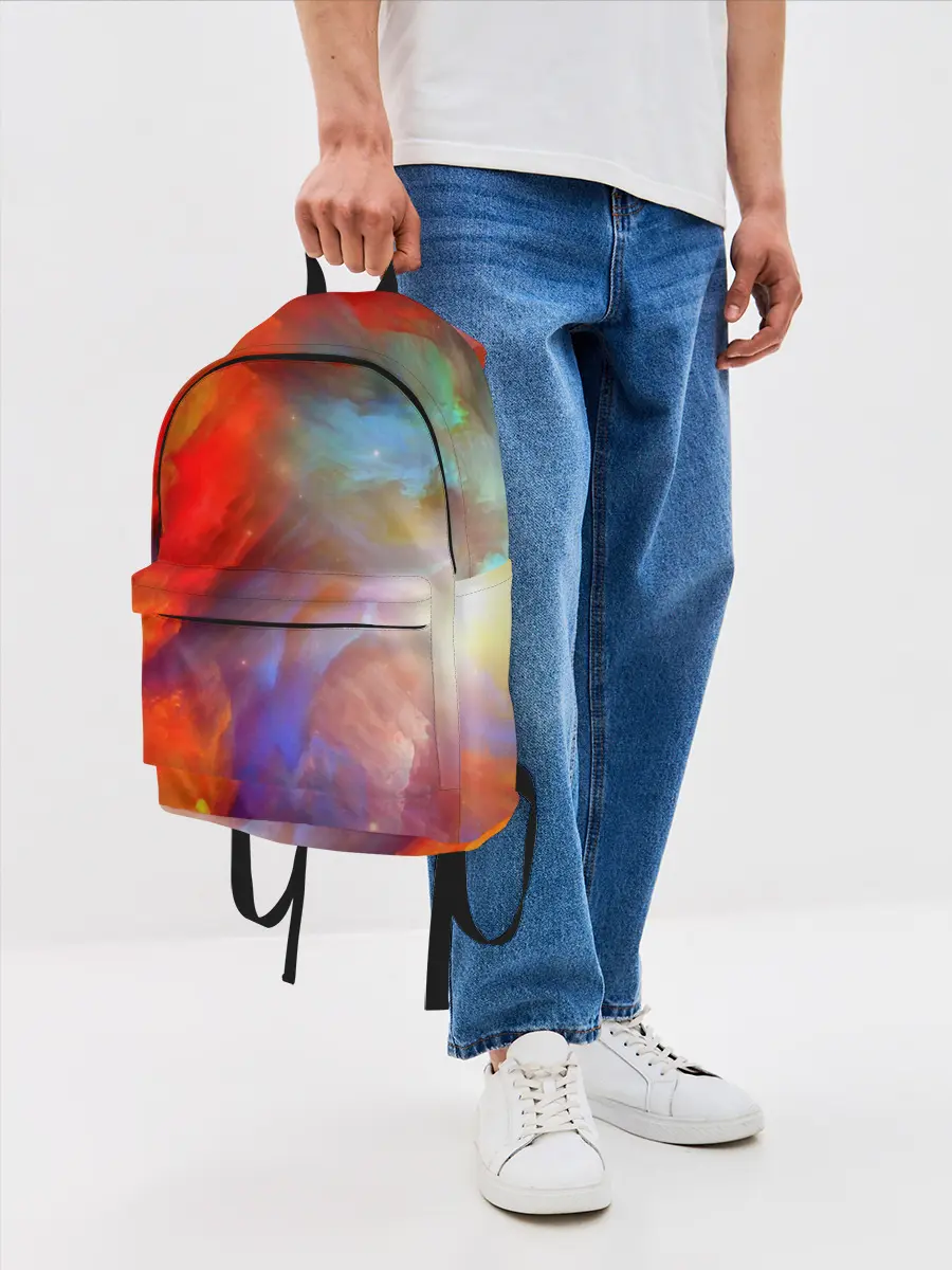 Рюкзак джинсовый / Сине-желтое небо