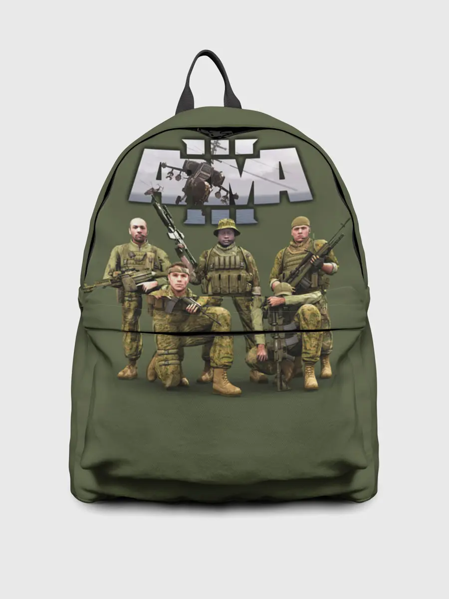 Рюкзак джинсовый / Арма / Arma, военный симулятор