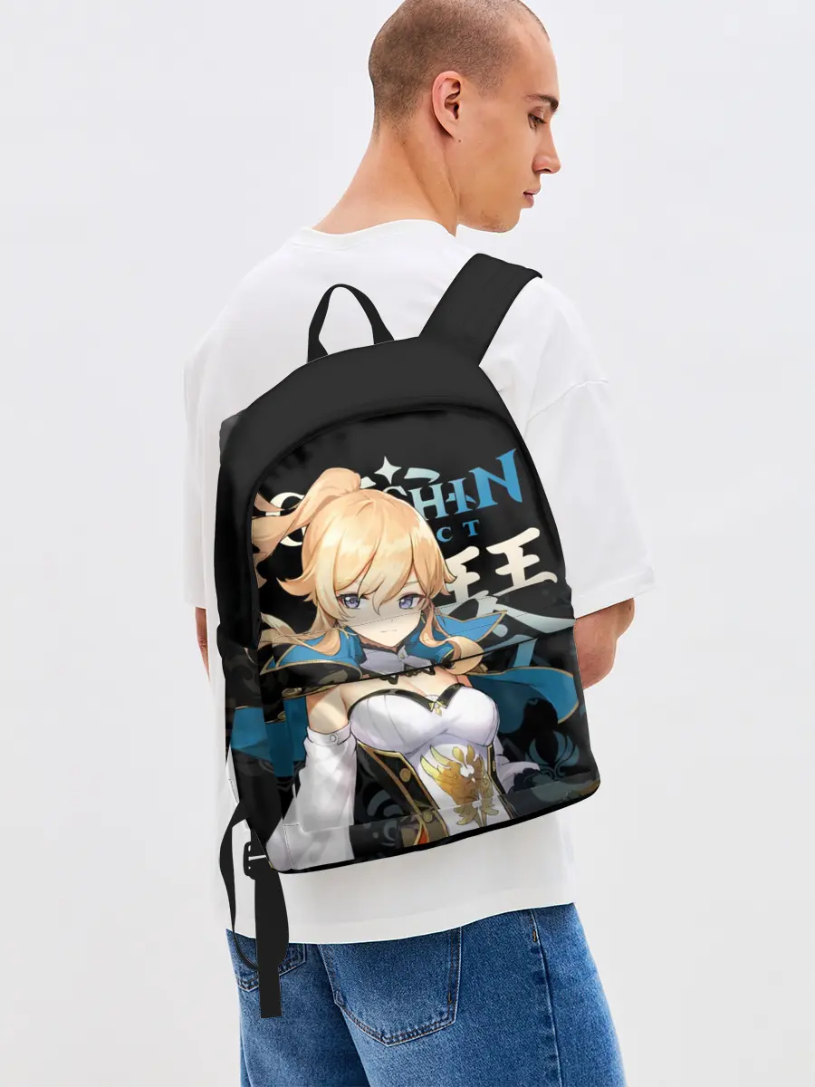 Рюкзак джинсовый / Джинн, Genshin Impact