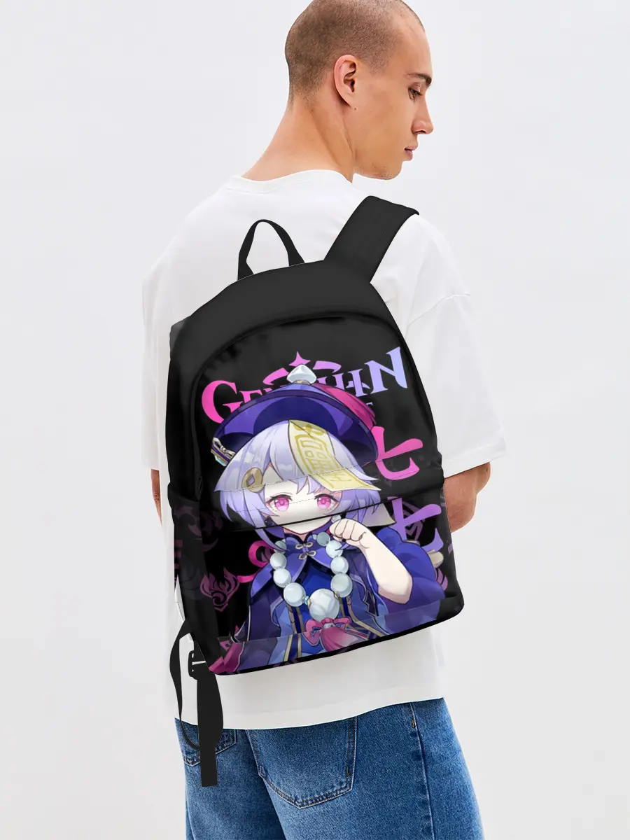 Рюкзак джинсовый / Ци Ци, Genshin Impact