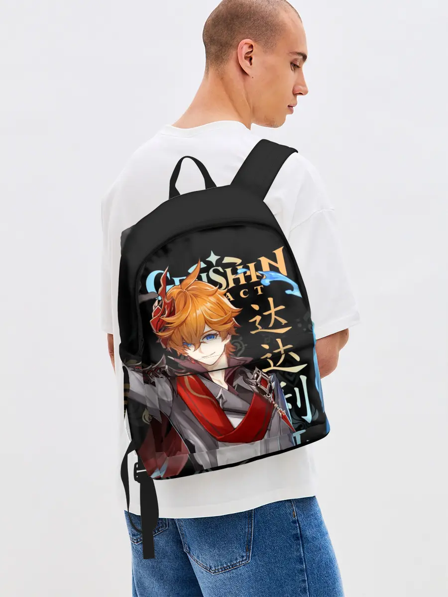 Рюкзак джинсовый / Тарталья, Genshin Impact