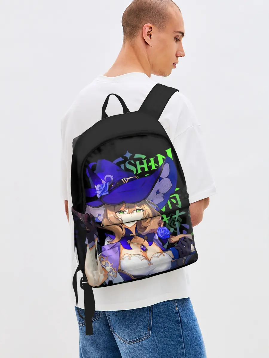 Рюкзак джинсовый / Лиза, Genshin Impact