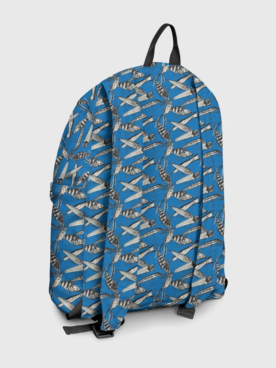 Рюкзак джинсовый / Рыболовные Приманки