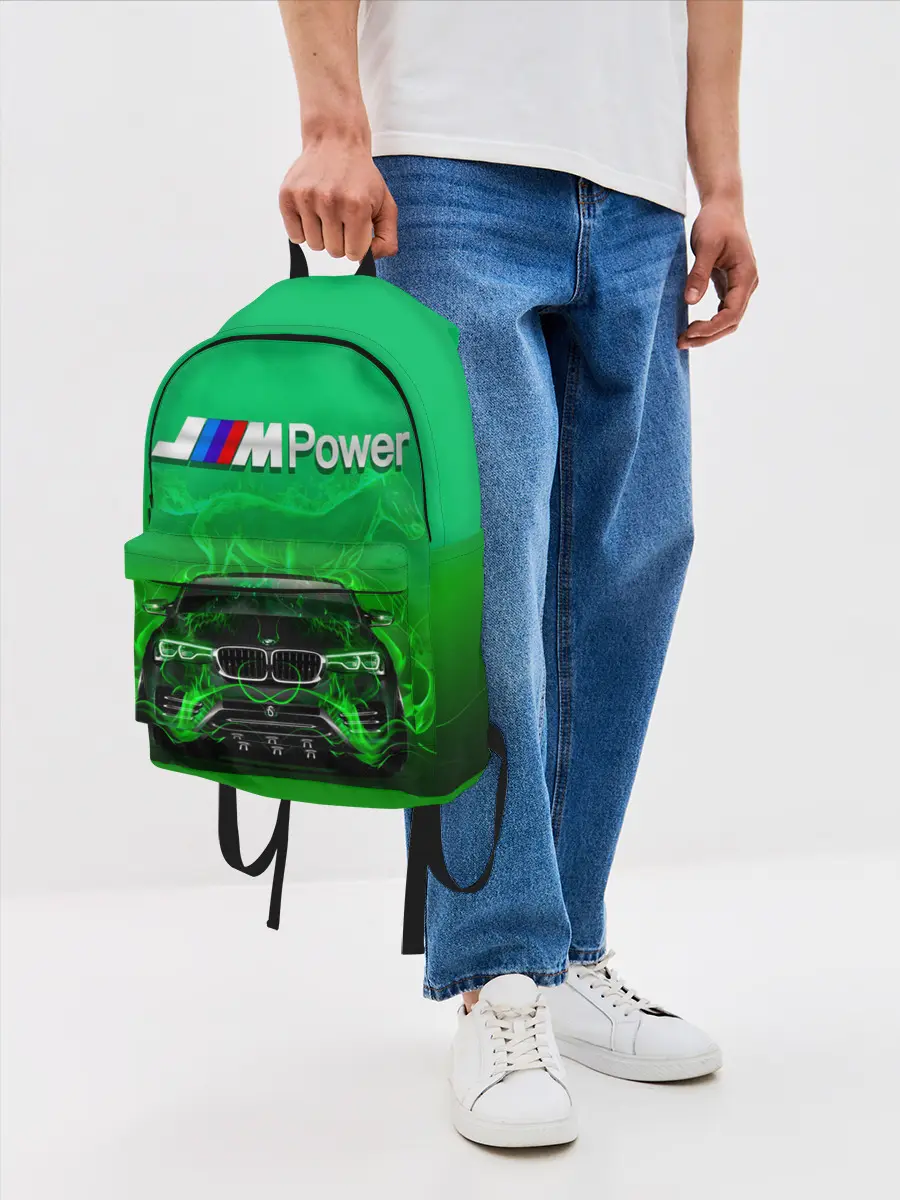 Рюкзак джинсовый / BMW GREEN STYLE