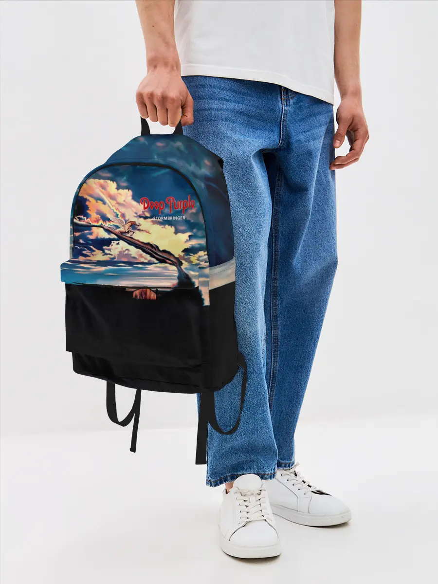 Рюкзак джинсовый / Deep Purple - Stormbringer