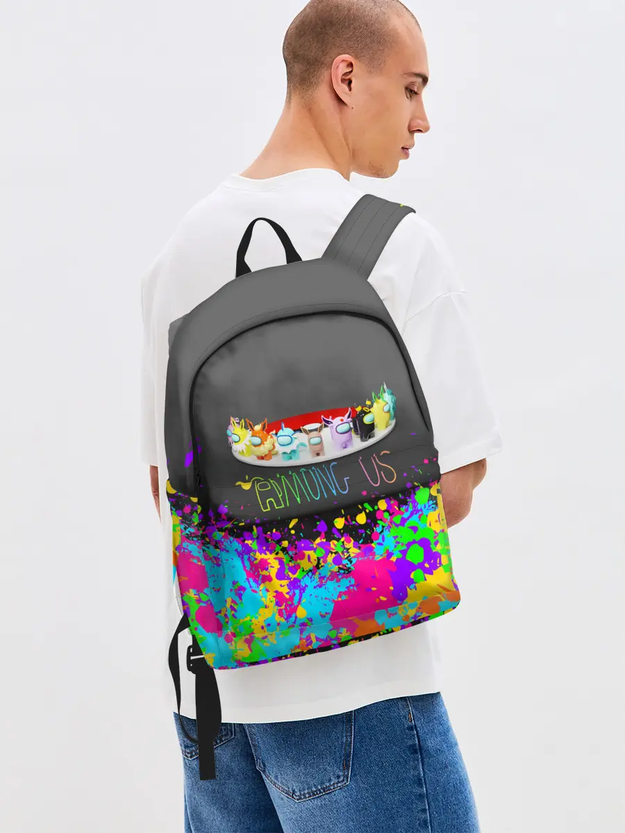 Рюкзак джинсовый / Among Us | Pokemon | Покемон