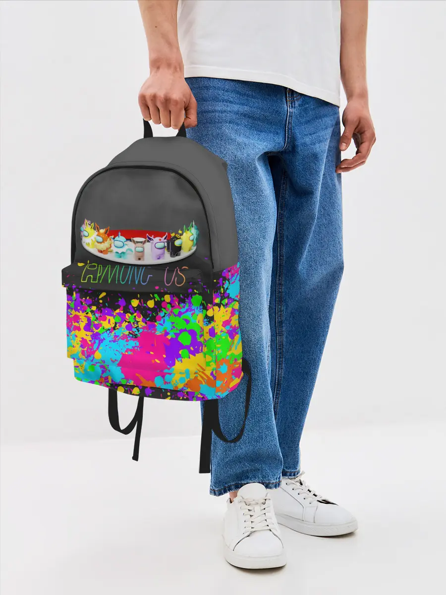 Рюкзак джинсовый / Among Us | Pokemon | Покемон