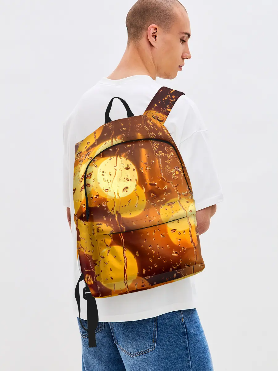 Рюкзак джинсовый / Дождик золотой