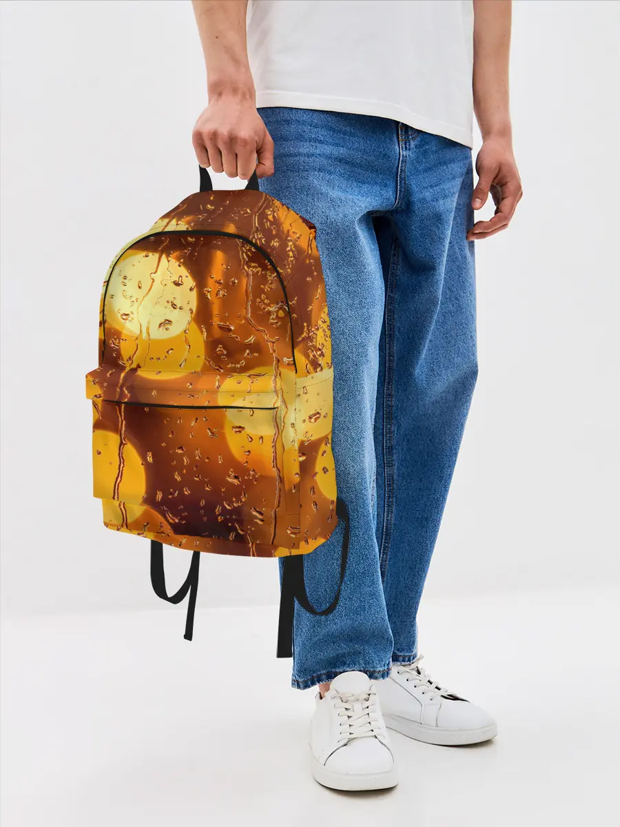 Рюкзак джинсовый / Дождик золотой