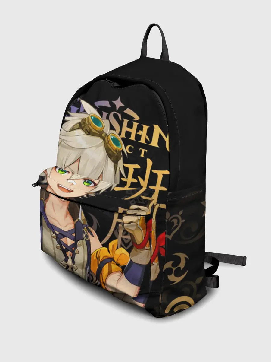 Рюкзак джинсовый / Беннет / Genshin Impact