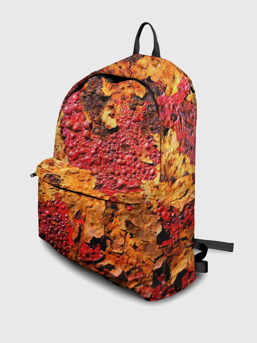 Рюкзак джинсовый / Живопись коррозии металла