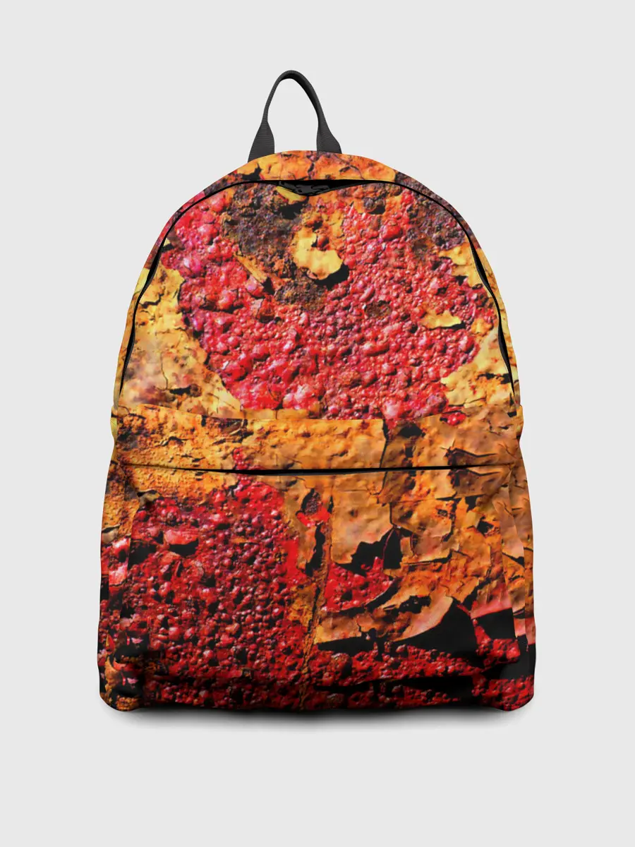 Рюкзак джинсовый / Живопись коррозии металла