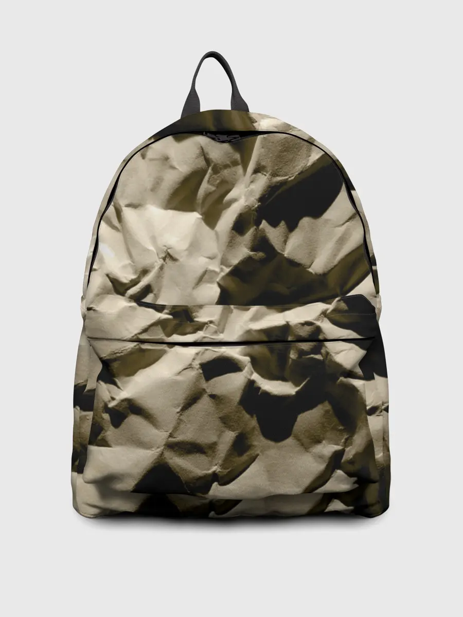 Рюкзак джинсовый / Мягкая мятая бумага