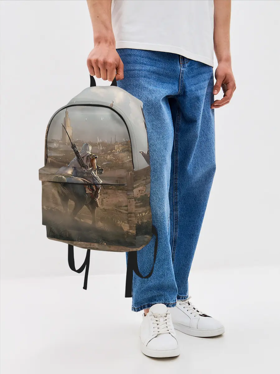 Рюкзак джинсовый / Байек на коне