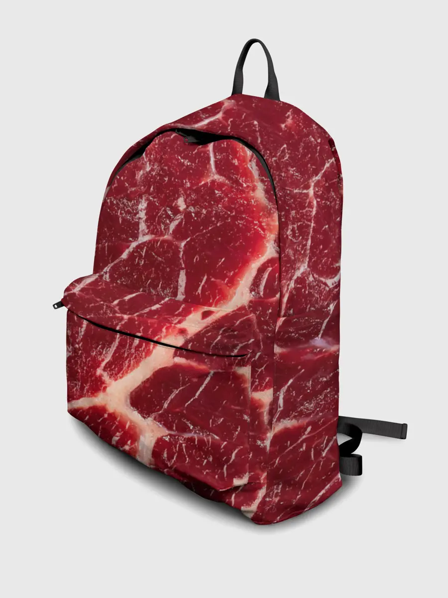 Рюкзак джинсовый / Мясо на Хэллоуин