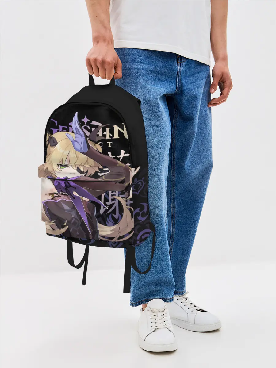 Рюкзак джинсовый / Фишль / Genshin Impact
