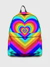 Рюкзак джинсовый / Цветные сердца | Colored hearts