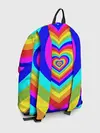 Рюкзак джинсовый / Цветные сердца | Colored hearts
