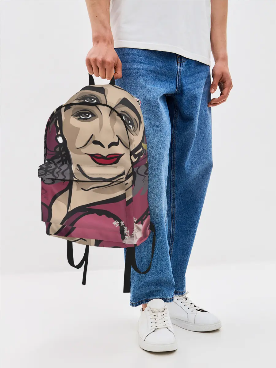 Рюкзак джинсовый / Раневская. Высокие мысли