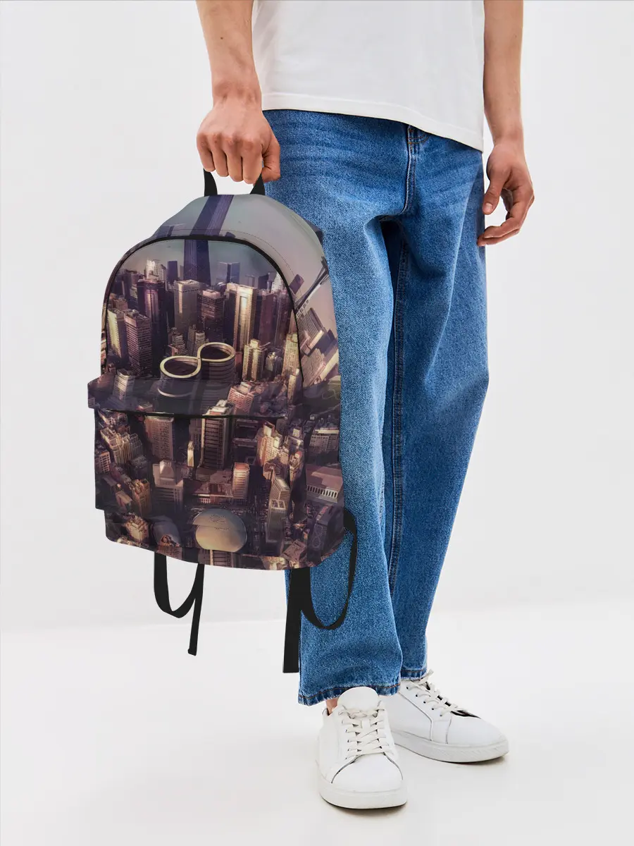 Рюкзак джинсовый / Sonic Highways - Foo Fighters