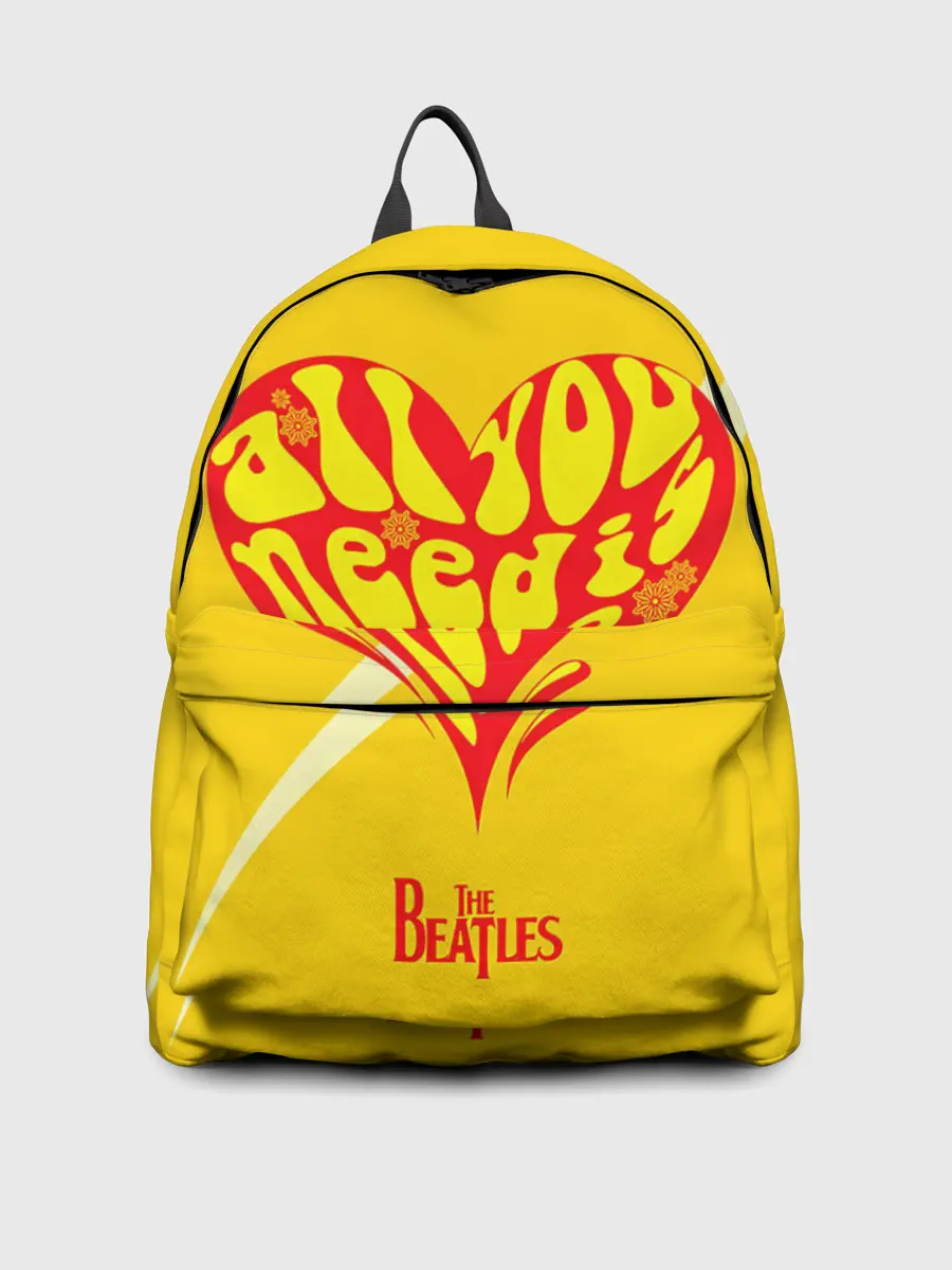 Рюкзак джинсовый / All u need is love Beatles