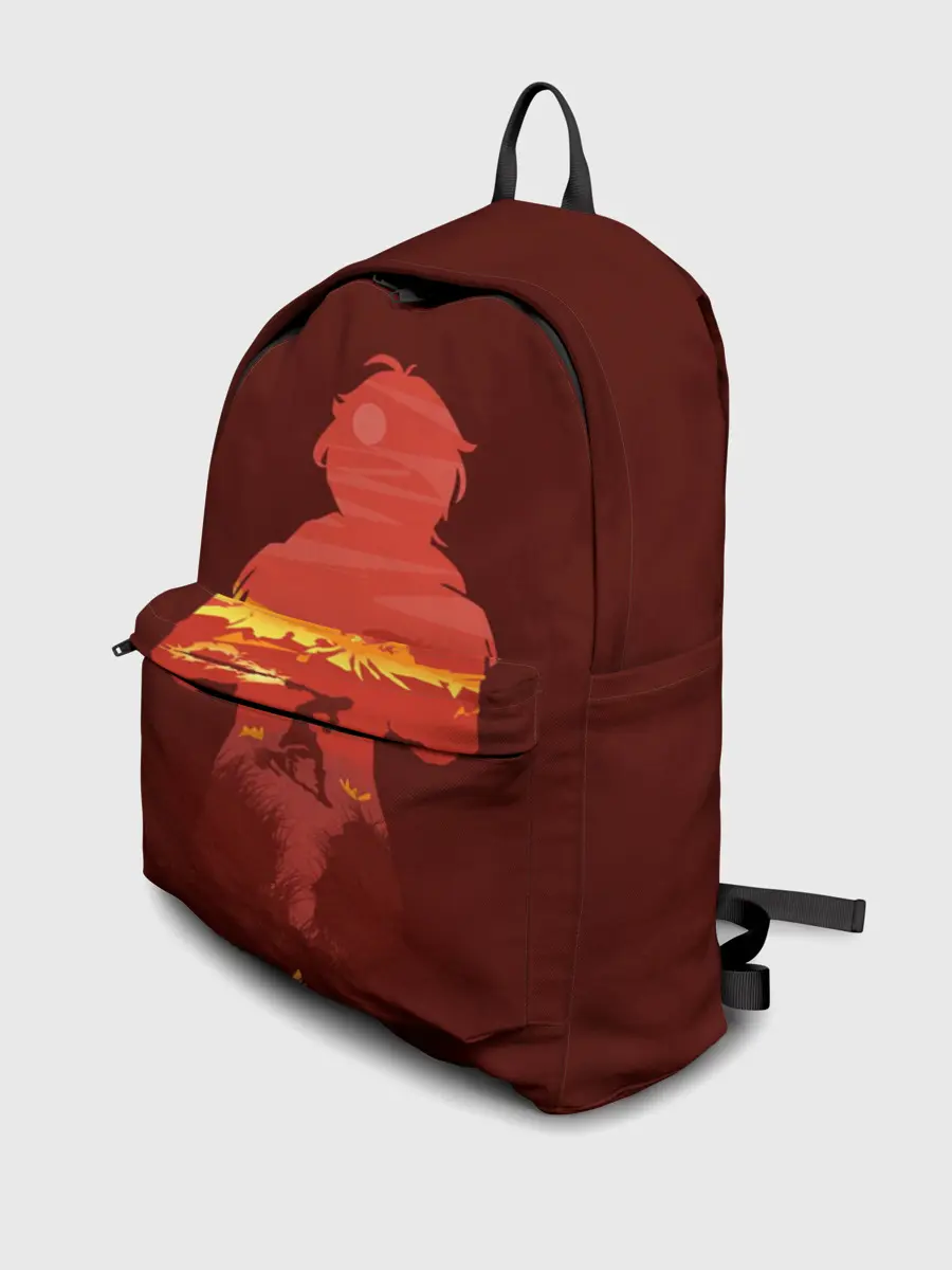 Рюкзак джинсовый / Genshin Impact. Diluc