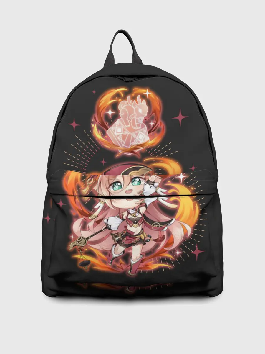 Рюкзак джинсовый / Chibi Yanfei GI