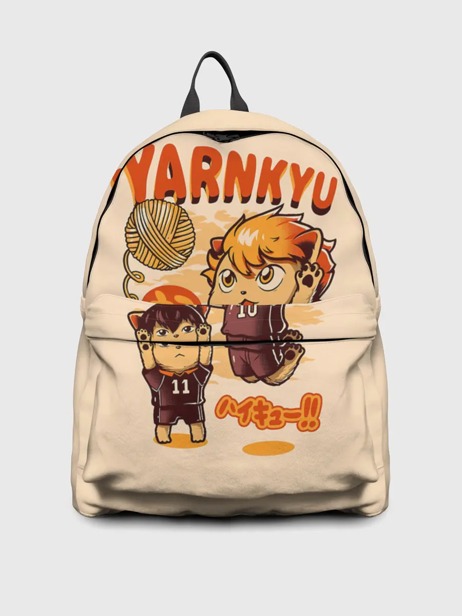 Рюкзак джинсовый / YARNKYU Haikyu!! | ЯКУ Хайкью!!