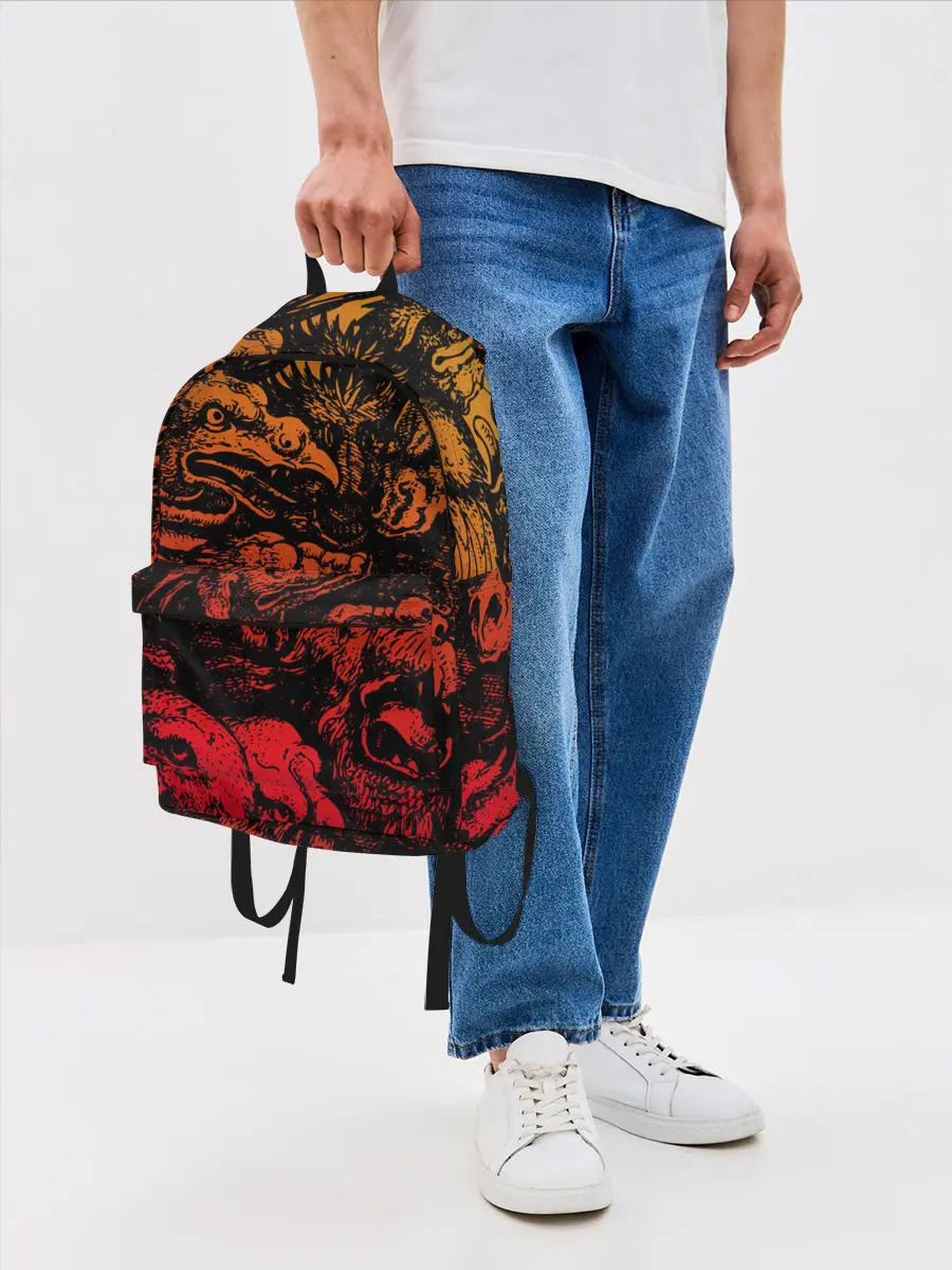 Рюкзак джинсовый / Grotesque animals