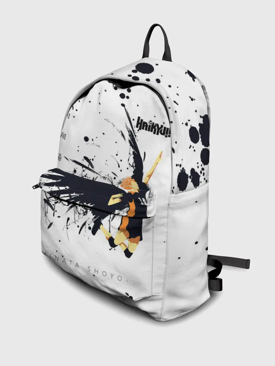 Рюкзак джинсовый / Шоё Хината с крыльями Haikyuu!!