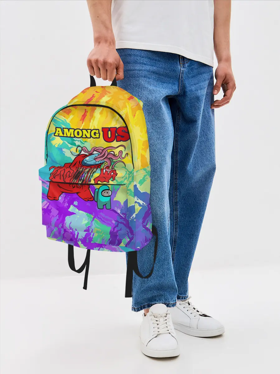Рюкзак джинсовый / Among Us