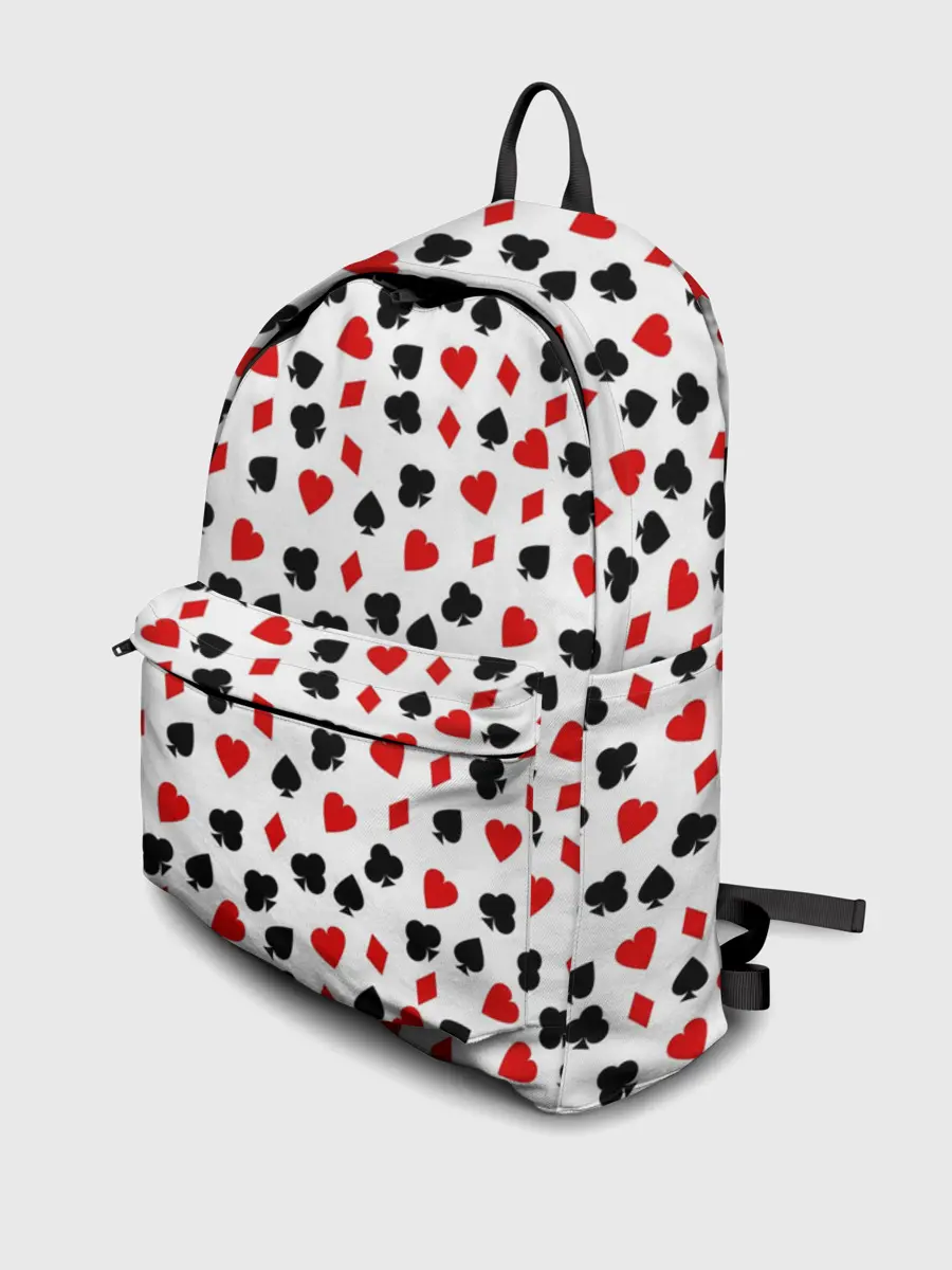 Рюкзак джинсовый / Карточные Масти