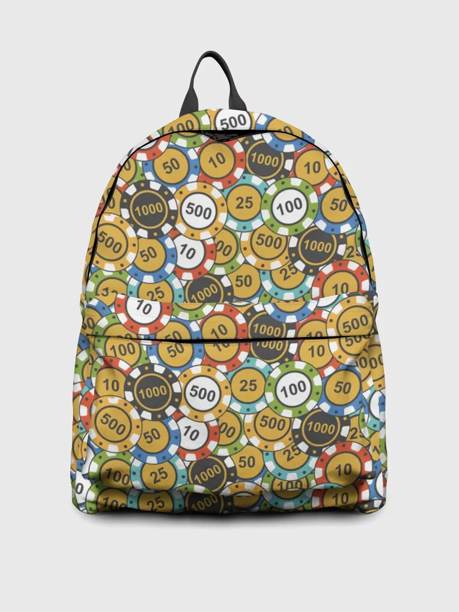 Рюкзак джинсовый / Покерные Фишки