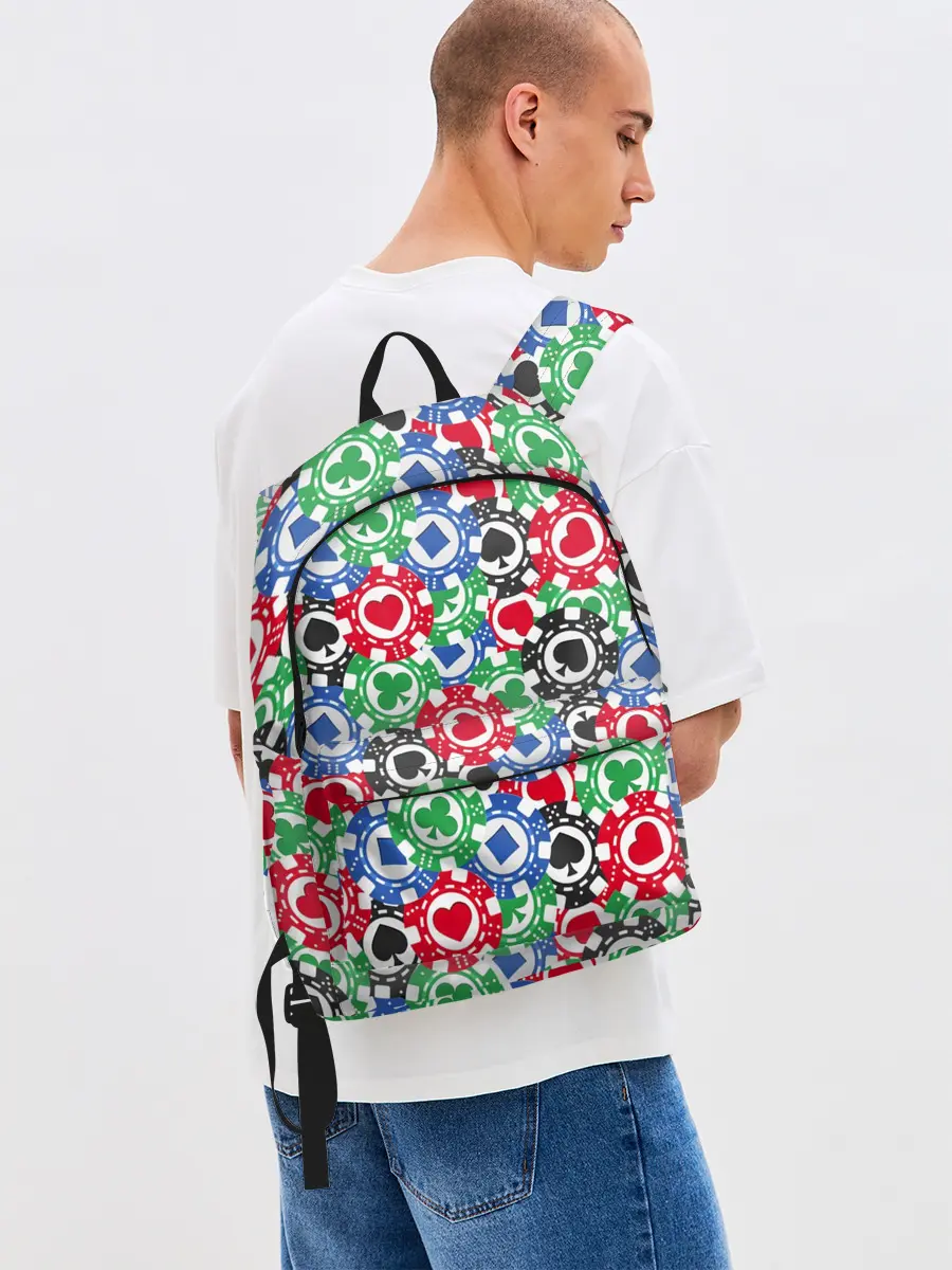 Рюкзак джинсовый / Покер