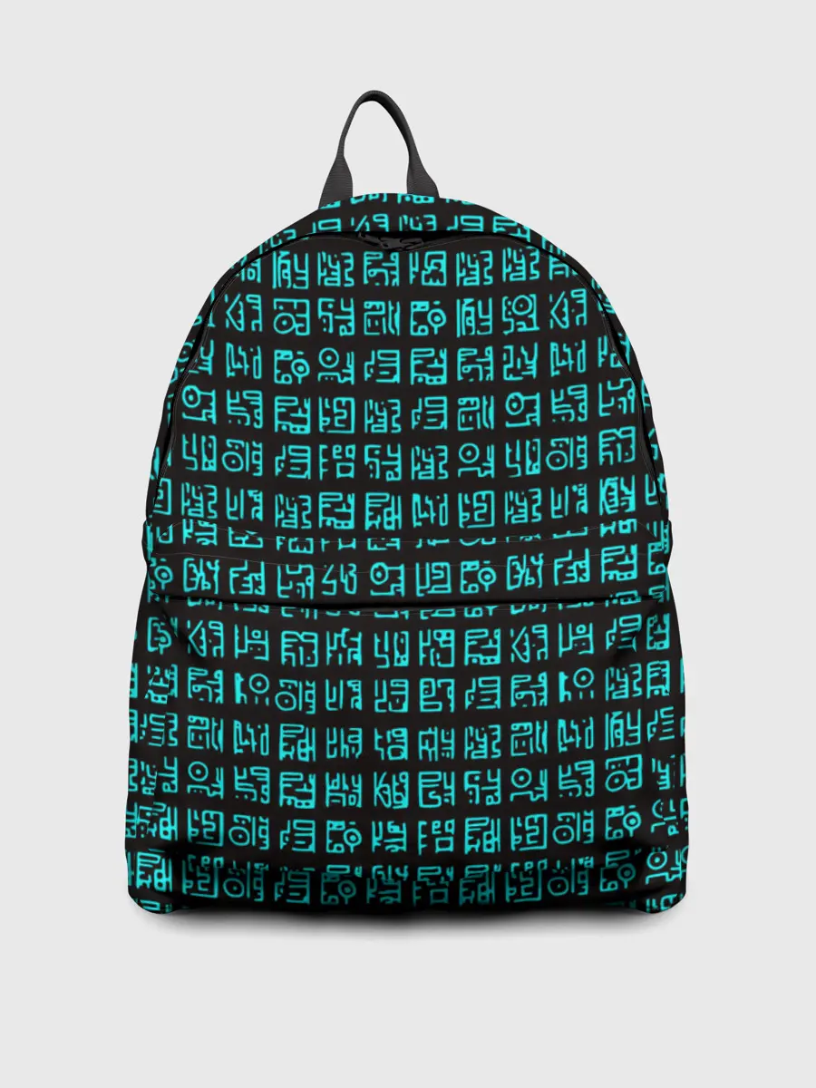 Рюкзак джинсовый / Руны