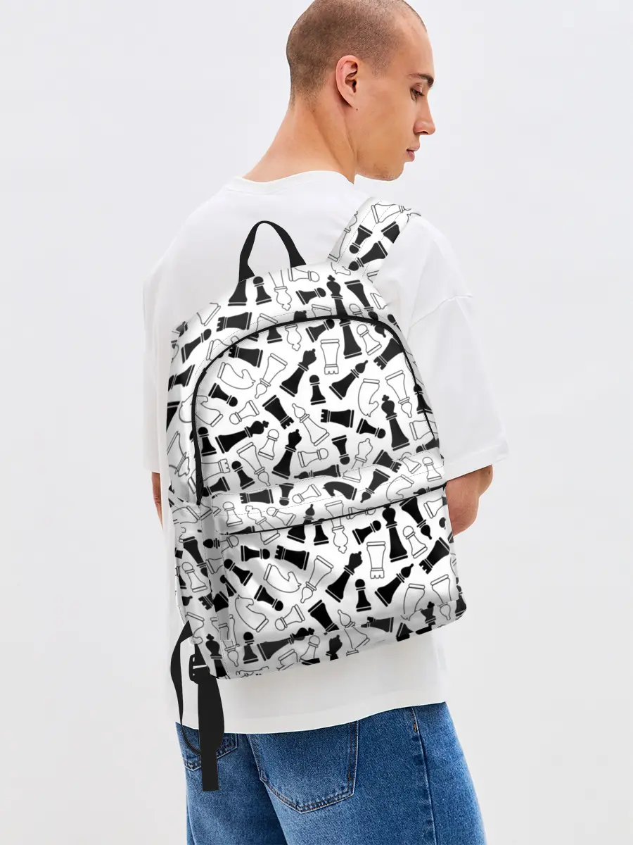 Рюкзак джинсовый / Шахматы
