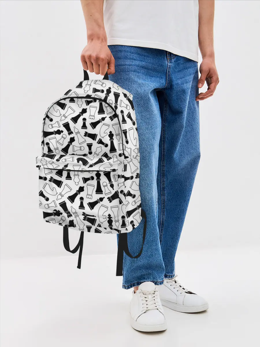 Рюкзак джинсовый / Шахматы