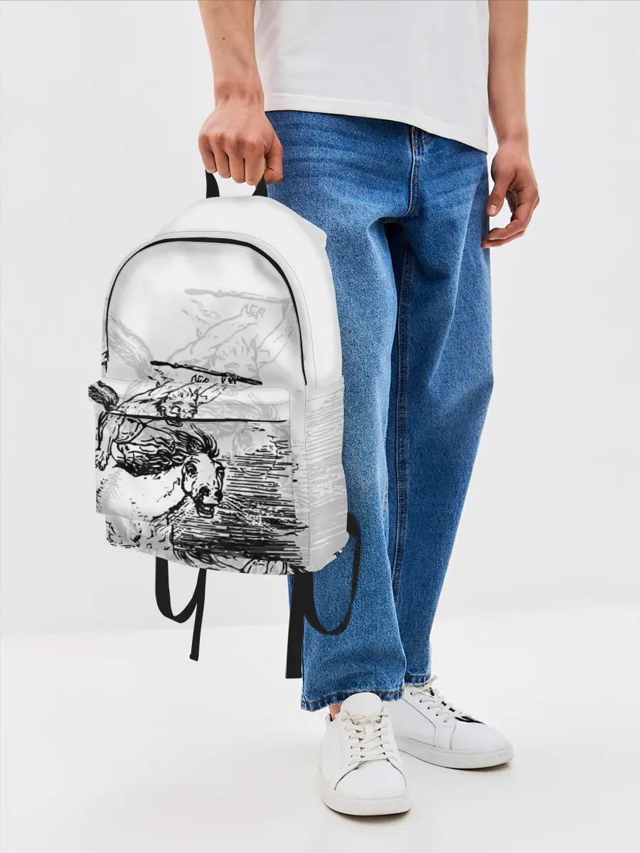 Рюкзак джинсовый / A demon on a horse