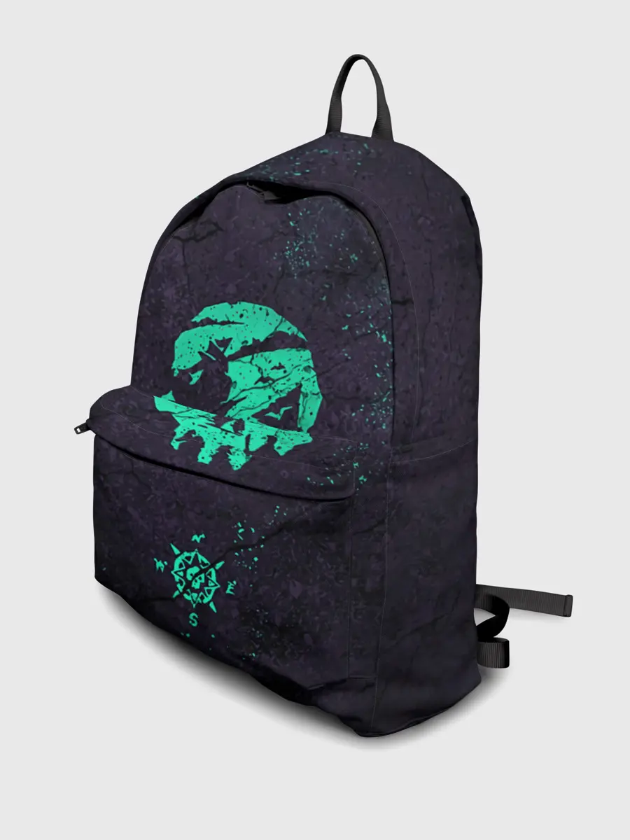 Рюкзак джинсовый / Пиратский знак