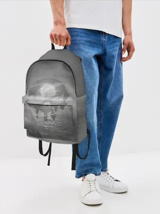 Рюкзак джинсовый / Пираты в море